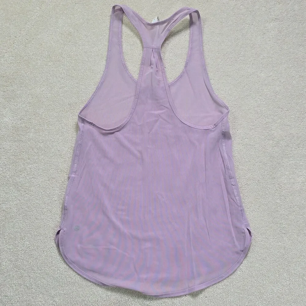 Lululemon Tank Top Women’s Size 4 Light Purple Racerback